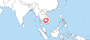 map of cambodia