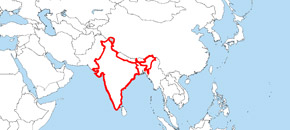 map of india