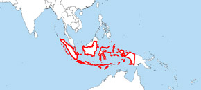 map of indonesia