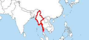 map of myanmar