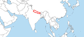 map of nepal